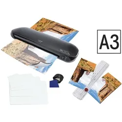 Olympia A3 Laminiergeräte-Set »A 330 Plus« schwarz, 46.6x6.6x14.6 cm
