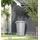 Spetebo Regenwasser-Tank 80 Liter mit Deckel - grau - Universal Kunststoff Tonne mit Tragegriffen - Regentonne Garten Abfall Eimer