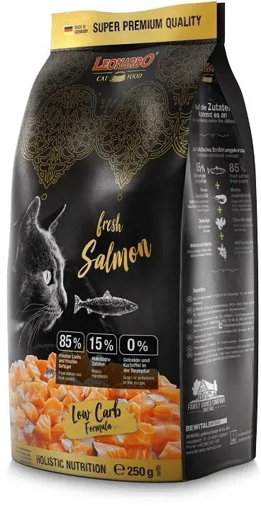 LEONARDO Fresh Salmon & Poultry 250 g