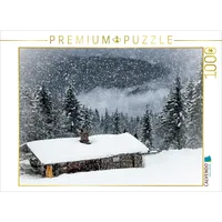 Calvendo Wintermärchen HEMMERSUPPENALM II (weiß) Puzzle