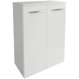 Fackelmann B.style Doppel-Midischrank 60,2 x 82,6 x 32 cm Weiß