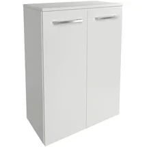 Fackelmann B.style Doppel-Midischrank 60,2 x 82,6 x 32 cm Weiß