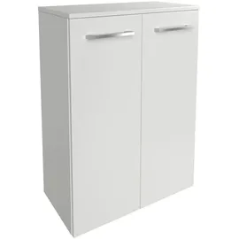 Fackelmann B.style Doppel-Midischrank 60,2 x 82,6 x 32 cm Weiß