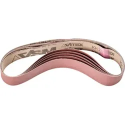 PFERD Korund Schleifband BA 30x610mm A180 für universelle Anwendung mit Rohrbandschleifer