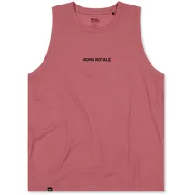 Mons Royale Icon Merino Tank Damen Rosa M