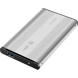 LOGILINK Festplatten-Gehäuse, 6,35 cm (2,5"), USB 3.0/SATA, silber