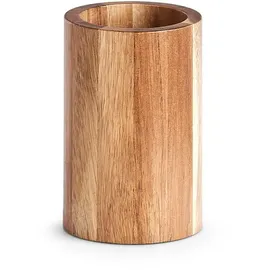 Zeller Zahnputzbecher Holz Braun