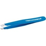 Tweezerman Mini Pinzette (Handgeschliffene Schräge Spitzen, Augenbrauen zupfen, Profi-Qualität, Rostfreier Edelstahl), Bahama Blue