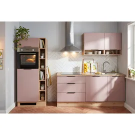 BASIC by Balculina Küchenzeile BASIC Oskar 270 cm rosa