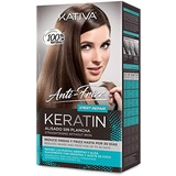 Kativa Kerartin Anti-Frizz Straightening 30 ml + Conditioner 30 ml + Maske 150 ml Geschenkset