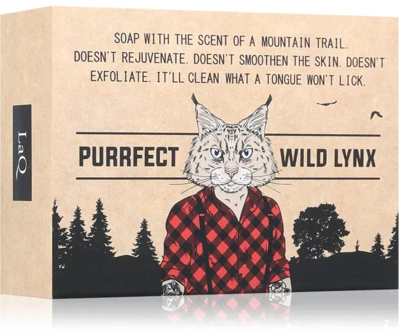 LaQ Lynx From Mountain feste Reinigungsseife 85 g