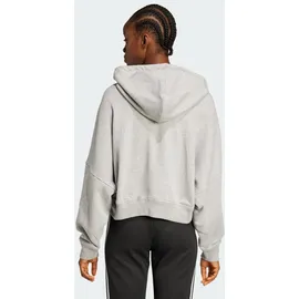 adidas Essentials Short French Terry Kapuzenjacke - Medium Grey Heather - XL