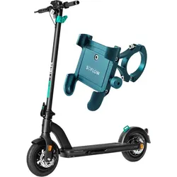 SoFlow SO myTIER E-Scooter + Handyhalterung.dt. Straßenzulassung.-türkis türkis NO SIZE
