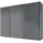 STAUD Schwebetürenschrank Sonate Como 298 x 222 x 68 cm Grau
