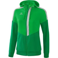 Erima Squad Tracktop Jacke mit Kapuze Damen - Fern