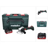 Metabo Metabo, W 18 LT BL 11-125 Akku Winkelschleifer 18 V 125 mm Brushless + 1x Akku 5,5 Ah + metaBOX - ohn (125 mm)