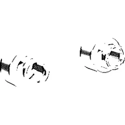 Hansa Rosetten und S-Anschluss-Set  02720200 chrom, S-Anschluss, absperrbar/verdeckt