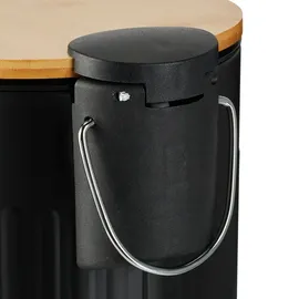 Relaxdays Kosmetikeimer 3 l Schwarz