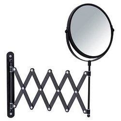 WENKO Wand-Kosmetikspiegel Exclusiv schwarz