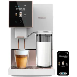 Cecotec Superautomatische Kaffeemaschine Cremmaet Compactccino Connected White Rose. 19 Bar, 1,8 L