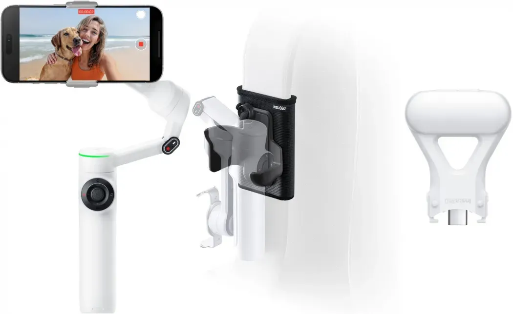 INSTA360 Flow 2 Pro Vlog-Bundle Summit White