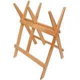 DEMA Holz Sägebock 66x55x80 cm Holzsägebock Sägegestell Sägehilfe