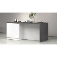 Kochstation Kücheninsel »Sole,Kochinsel,Küchenarbeitsblock,Inselküche,Arbeitsinsel«, Breite 200 cm mit 4 Türen,4