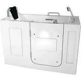 Acquavapore - Sitzwanne Whirlpool Badewanne Mit Tür S07wp-th-b-l 140x76cm
