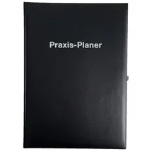 Adina Praxis-Planer A4 1 Tag auf 1 Seite schwarz 2026