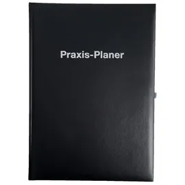 Adina Praxis-Planer A4 1 Tag auf 1 Seite schwarz 2026
