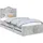 vidaXL Bettrahmen 90 x 190 cm Grau
