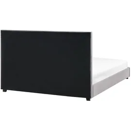 Beliani Rouen 180 x 200 cm Dunkelgrau