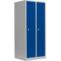 Lüllmann Spind 515121 Produkttyp 80 x 50 x 180 cm blau/lichtgrau