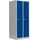 Lüllmann Spind 515121 Produkttyp 80 x 50 x 180 cm blau/lichtgrau