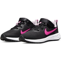Nike Revolution 6 Sneaker, Black/Hyper PINK-PINK Foam, 28.5 EU