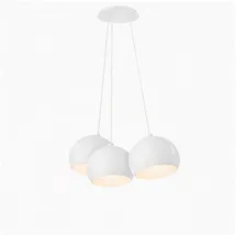 s.luce Ball 3-flg. 3x20 cm Rund/Weiß