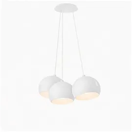 s.luce Ball 3-flg. 3x20 cm Rund/Weiß