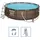 BESTWAY Steel Pro Max Frame Pool Set 366 x 100 cm rattanoptik inkl. Filterpumpe + Poolleiter