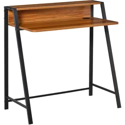 HOMCOM Schreibtisch MDF, Eisen
