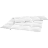 sleepling Bodyprotect - Daunendecke, leicht, 135 x 200 cm, 60% Daunen / 40% Kassettendecke, - Weiß