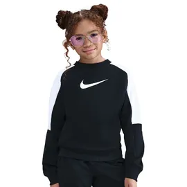 Nike Sportswear Dri-FIT Crew Neck Trainingsanzug Kinder 010 - black/white/black/white S (128-137 cm)
