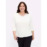 CREATION L Lyocell-Shirt in ecru | Gr.: 46
