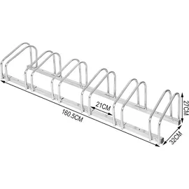 Woltu Fahrradständer Silber
