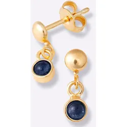 Paar Ohrstecker LADY, blau (saphir), Ohrringe, Damen, Safir ct