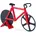 Fahrrad Pizzaschneider Pizzaschneider rot
