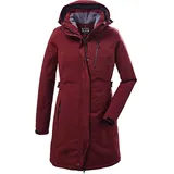 KILLTEC Damen Funktionsparka/Parka mit abzippbarer Kapuze - KOW 165 WMN PRK, weinrot, 42, 37726-000