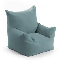 mokebo Kindersessel mit Stoffbezug Der Pausenheld Sitzsack Kinder Kindersitzsack in Petrol