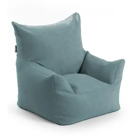 mokebo Kindersessel mit Stoffbezug Der Pausenheld Sitzsack Kinder Kindersitzsack in Petrol