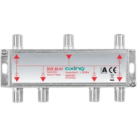 Axing SVE06001 Kabelspalter oder -kombinator Kabelsplitter Silber