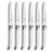 Pradel Essentiel RUSTIC Steakmesser-Set 6-tlg. cremefarbend